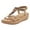 Beige, variant on Womens Sandals Women's Open Toe Ankle Strap Casual Flatform Platform Wedges Sandals(Brown,8.5)