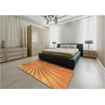 thumbnail image 5 of Ahgly Company Machine Washable Indoor Rectangle Transitional Orange Red Orange Area Rugs, 2' x 5', 5 of 7
