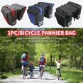 thumbnail image 3 of Bike Rear Rack Storage Bag Waterproof Reflective Bike Saddle Storage Bag Long (Black) One Size, 3 of 5