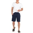 thumbnail image 3 of Fruit of the Loom Men's and Big Men’s Breathable Mesh 2-Pack Knit Sleep Pajama Short, S-2XL, 3 of 9