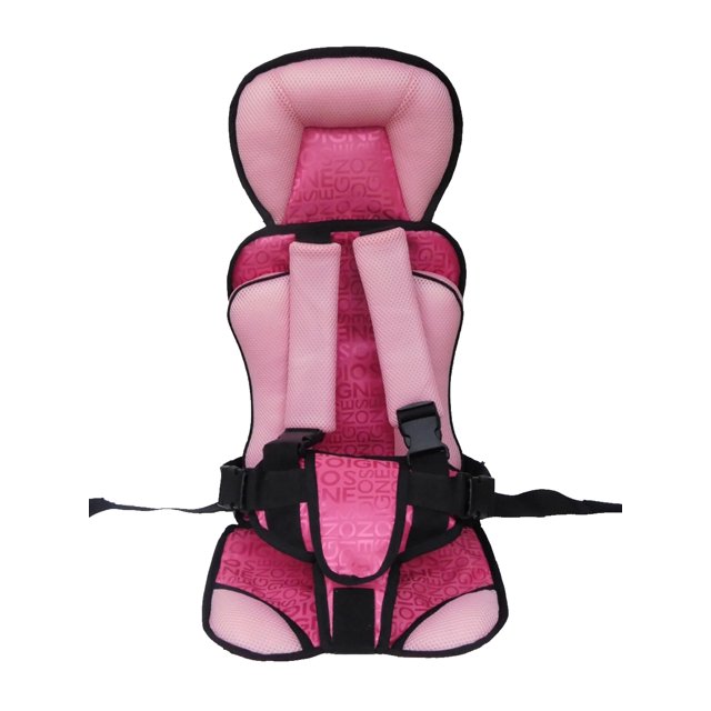 Asiento seguridad coche / auto ligero y portátil (1 a 5 años) Babies and Kiddies Rosa con fiusha