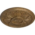 thumbnail image 3 of Ekena Millwork 18"OD x 1 3/4"P Edinburgh Ceiling Medallion (Fits Canopies up to 5 1/4"), Hand-Painted Rubbed Bronze, 3 of 6