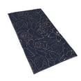 thumbnail image 2 of Kdxio Hand Towel Copper-Gold Gloss Outline Navy Dark Blue for Bathroom Kitchen Fingertip Bath Towels 27.5 x 16 Inch Home Hotel Gym Laundry Room, 2 of 9