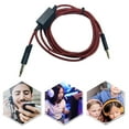 thumbnail image 5 of Yucurem Replacement Headset Cable Inline Mute Cord for Astro A10/a30/a40/a40tr/a50(red), 5 of 10