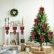 thumbnail image 4 of Christmas Bow Festive Ambiance Decoration Polyester Material Christmas Props, 4 of 6