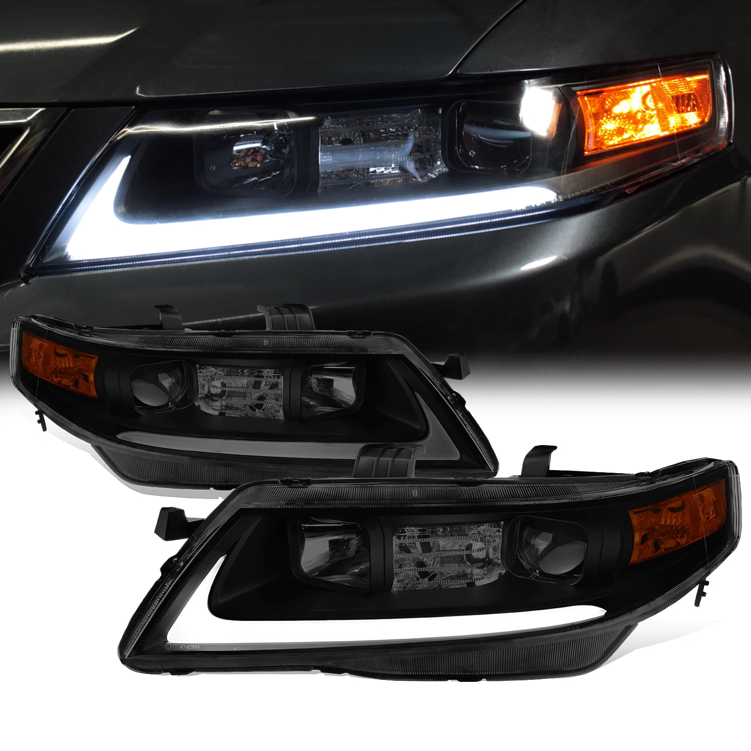 38 HQ Images Smoked Cat Eye Headlights : Led Headlight Fog Light Upgrade Lbz Chevy And Gmc Duramax Diesel Forum