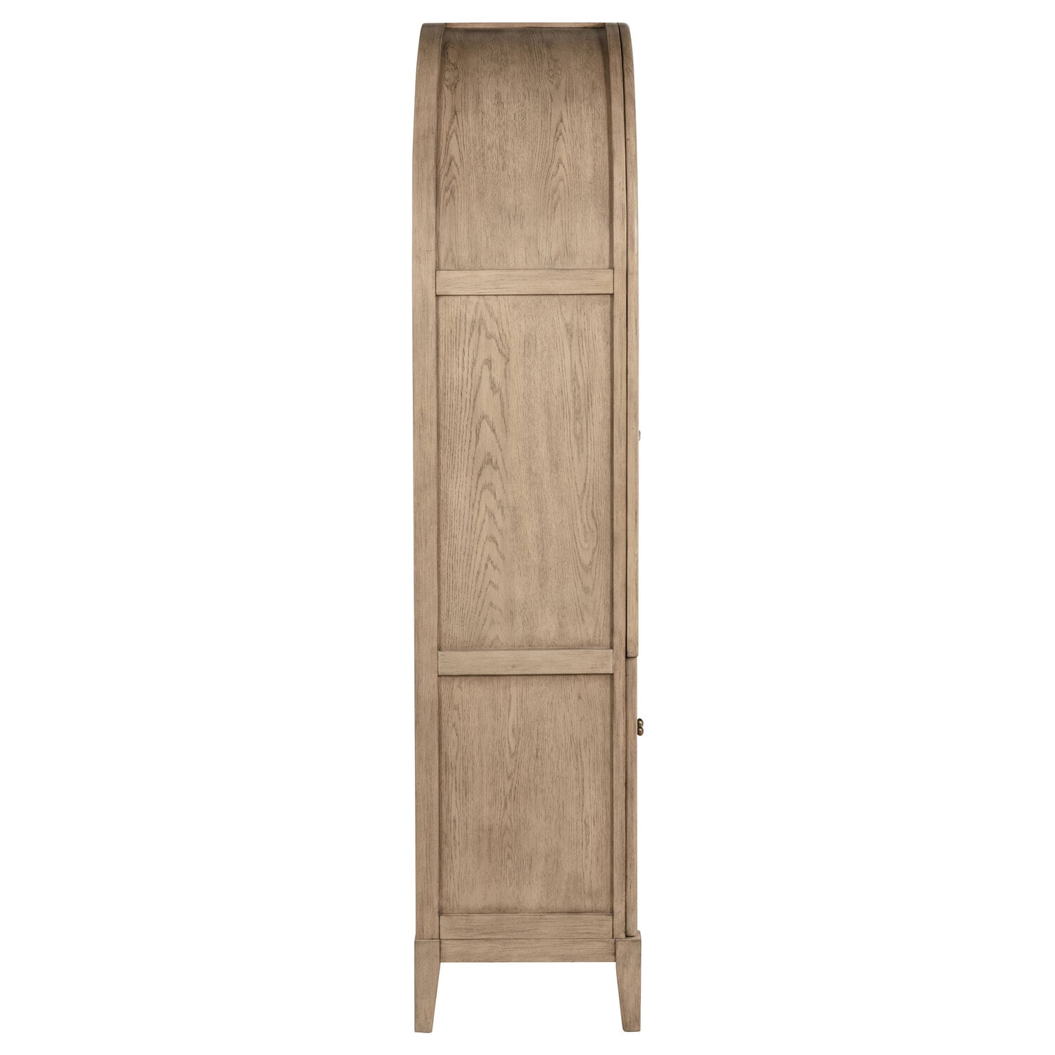 Saint Laurent Sleigh Bed in Cherry Finish-Queen