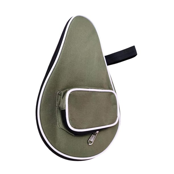 Funda protectora para pala de ping pong, bolsa portátil y versátil para raquetas de ping pong. verde