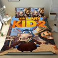 thumbnail image 1 of El Niño León 2 Conjunto de sábanas temático, trío de piezas, cómodo y amigable con la piel, diseño único, regalo de decoración para el hogar para familiares, amigos y fans,140cm *210cm, 1 of 6