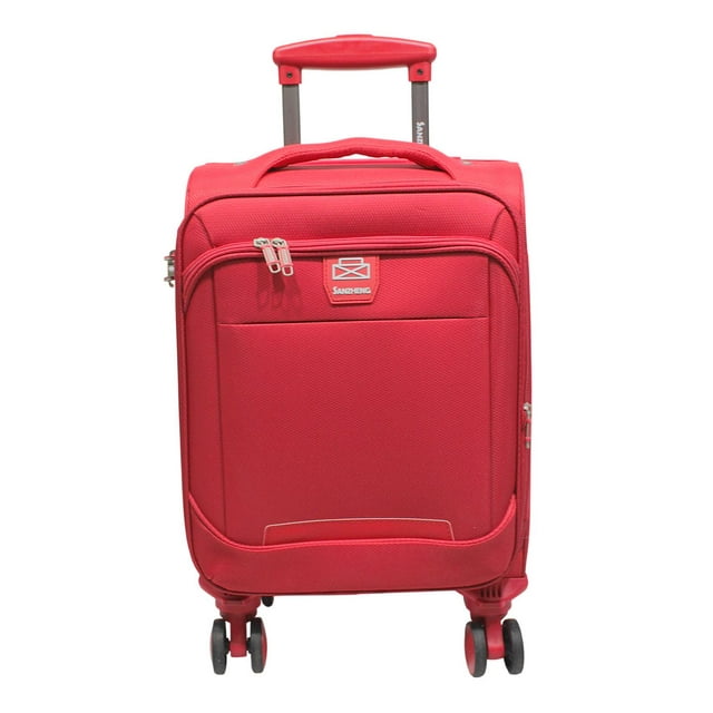 MALETA DE CABINA JON 029 DE POLIESTER 18" ROJO