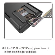 Film Slide Smartphone Scanner Converter Portable Negative Film Scanner Convert 35mm / 135mm Slides & Negatives to JPEG