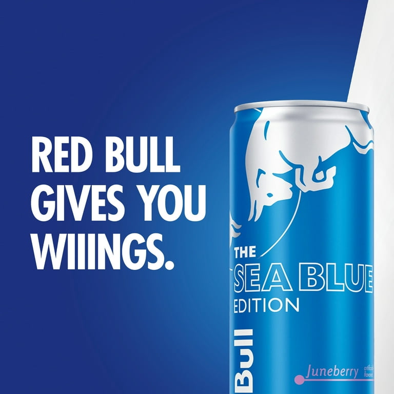 Red Bull Energy Drink, Sea Blue Edition, 12 fl oz Can