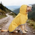 thumbnail image 4 of WEAVILUX Chaqueta Impermeable Para Perros Con Capucha Y Reflectante En Amarillo Para Uso Exterior, 4 of 8