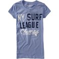 thumbnail image 1 of Aeropostale Womens Puff Paint Graphic T-Shirt, Púrpura, X-Large, 1 of 1
