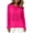 Hot Pink, variant on QASIEATN Women's Mesh Long Sleeve Tops Boat Neck See Through Lightweight Sweater Crochet Knit Tops Fall Fashion Outfits for Women