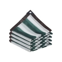 MERILER Outdoor Sun Shade Canopy - Rectangle Swimming Pool Awning with 95% UV Protection for Patio Garden (Stainless Steel)