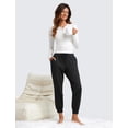 thumbnail image 4 of Pantalones deportivos CRZ YOGA Cloud Jersey para mujer, color negro, 25 pulgadas, 4 of 5