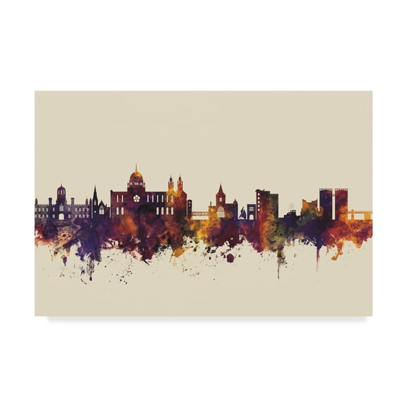 Trademark Fine Art 'Galway Ireland Skyline III' Canvas Art by Michael Tompsett