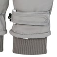 thumbnail image 6 of CAICJ98 Toddler Waterproof Outdoor Infant Baby Mittens Winter Gloves Cuffed Warm Fleeced Kids Ski Gloves for Boys Girls 2-4 Years,Grey, 6 of 7