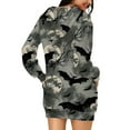 thumbnail image 7 of Drses‌‌ ‌‌‌‌‌‌‌‌‌‌‌‌‌‌‌‌‌‌‌‌‌‌‌‌‌‌‌‌‌‌Women's Halloween Hoodie Dress - Long Sleeve Graphic Pullover with Pockets Spooky Casual Outfit, 7 of 7