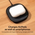 thumbnail image 5 of mophie 15 Watt Universal Wireless Charging Pad with AC power adapter included -  Compatible with iPhone, Samsung Galaxy, Note, Pixel Devices - black, 5 of 10