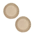 thumbnail image 4 of 2Pcs Jute Placemats Retro Round Placemats Pastoral Style Table Mats Heat-resistant Place Mats, 4 of 8
