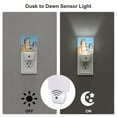 thumbnail image 3 of Masiiu Bluey Print LED Night Lights with Dusk to Dawn Sensor, Kids Nightlight for Bedroom,Baby Nursery,Hallway-EU, 3 of 7
