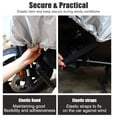 thumbnail image 4 of Unique Bargains XL Size Universal Half Cover Motorcycle Cover Silver Tone - Pack of 1, 4 of 7