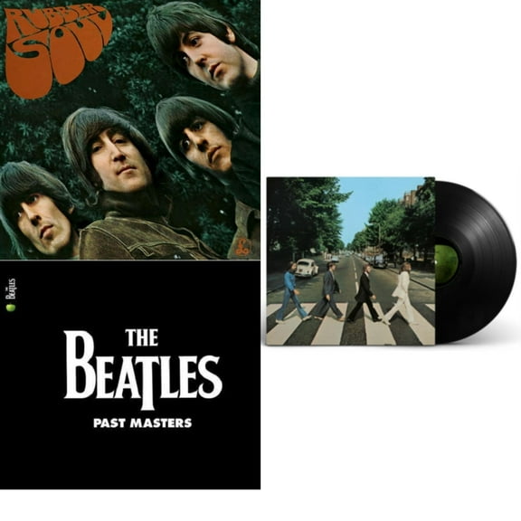 Rubber Soul & Past Masters 1 & 2 & Abbey Road Anniversary [LP Vinyl Bundle]