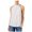 White - brightwhite, variant on maison Jules Womens Tie-Neck Halter Top Shirt, White, X-Large