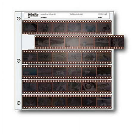Image of 35mm Size Negative Pages Holds Six Strips of Six Frames Pack of 100