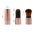 thumbnail image 4 of SHARE SUNSHINE Makeup Brush Red Retractable For Blush Foundation Travel Friendly, 4 of 5
