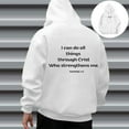 thumbnail image 2 of Mens Jesus Hoodie Letter Print Soft Hooded Sweatshirt Long Sleeve Relaxed Fit Casual Streetwear Graphic Hoodies, 2 of 9