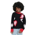thumbnail image 5 of Jollidays Mommy & Me Valentine's Day Heart Sweater for Girls, Sizes S-XL, 5 of 5