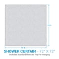 thumbnail image 4 of Park Designs Black Sturbridge Shower Curtain, 4 of 5