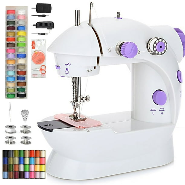 UNTIMATY Mini Sewing Machine, 108Pieces Portable Sewing Machine for