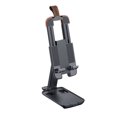 thumbnail image 3 of (A negro) Base de soporte ajustable para teléfono móvil para tableta escritorio plegable portátil brillar Electrónica, 3 of 5