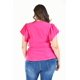 thumbnail image 3 of Blusa manga mariposa Roman Fashion /Tallas Extras, 1840 (Fiusha) fucsia 36, 3 of 6