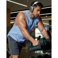 thumbnail image 4 of COOFANDY Workout Shirts for Men Sleeveless Cut Off Cotton Shirt Training Athletic Regular Fit Summer Tank Tops, 4 of 7