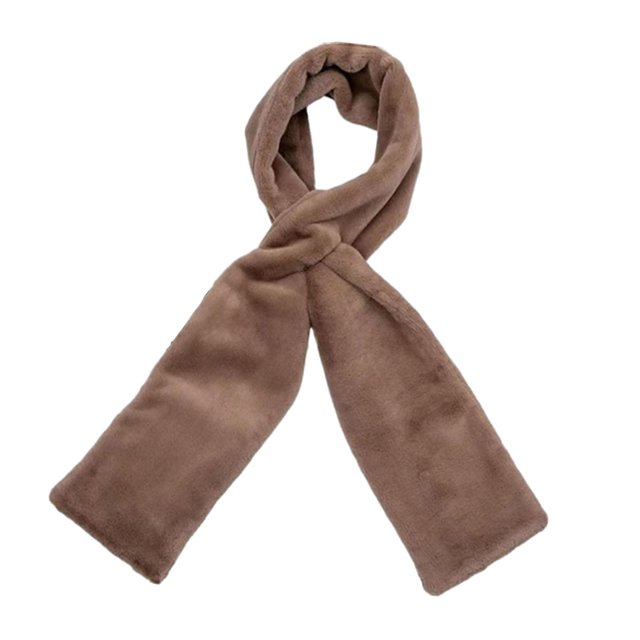 Bufanda de bolsillo resistente al viento para cuello, ideal para objetos de , tarjetas, artículos pequeños, pasaportes. marrón