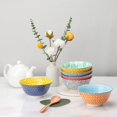 thumbnail image 5 of 6-Piece 26Oz Ceramic Soup Bowl Set, 6.3 Inch Colorful Serving Bowls, Microwave And Dishwasher Safe For Oatmeal Salad Pasta Dessert, 5 of 6