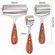 thumbnail image 3 of Rodillo para cantear cuero con mango de madera de peral, 90 mm, 3 of 5