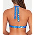 thumbnail image 5 of Printed Muse Halter Bikini Top Swimsuit, 5 of 6