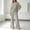 (Fashion 70)White, variant on Aimik Lounge Sets for Women Striped Long Sleeve Crewneck Top and Wide Leg Long Pants Set Fall Winter Casual Womens Striped Set