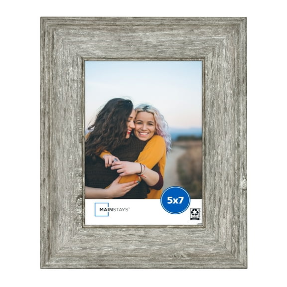 Mainstays Rustic Gray Picture Frames, Multiple Sizes