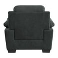 thumbnail image 4 of OakvillePark Milford Fabric Upholstered Living Room Chair, Dark Gray, 4 of 6