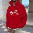 thumbnail image 1 of WILLBEST Sudaderas para Hombre, Sudadera con Capucha, Ropa para Creyentes, Sudadera Informal con Capucha con Diseño Inspirador, Ropa De Calle Cómoda para Uso Diario XXGrande, 1 of 3