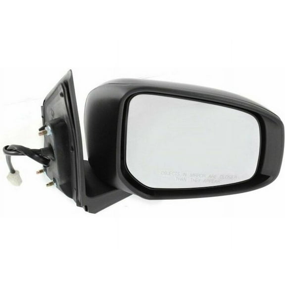 Right Passenger Side Mirror - Paint to Match - Manual Folding - without Heated Glass - Compatible with 2018 - 2019 Mitsubishi Mirage G4 ES 2020