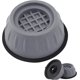 thumbnail image 1 of Soporte para lavadora con cancelación de ruido y golpes de 8 piezas, almohadillas para pies de lavadora de goma antideslizantes y antivibración reductoras de ruido, 1 of 5