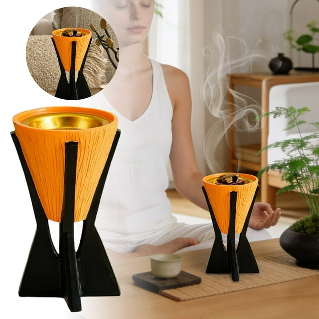 Exquisite Hand Crafted Zen Meditation Incense Burner Desktop Ornament For Home Relaxation And Mindful